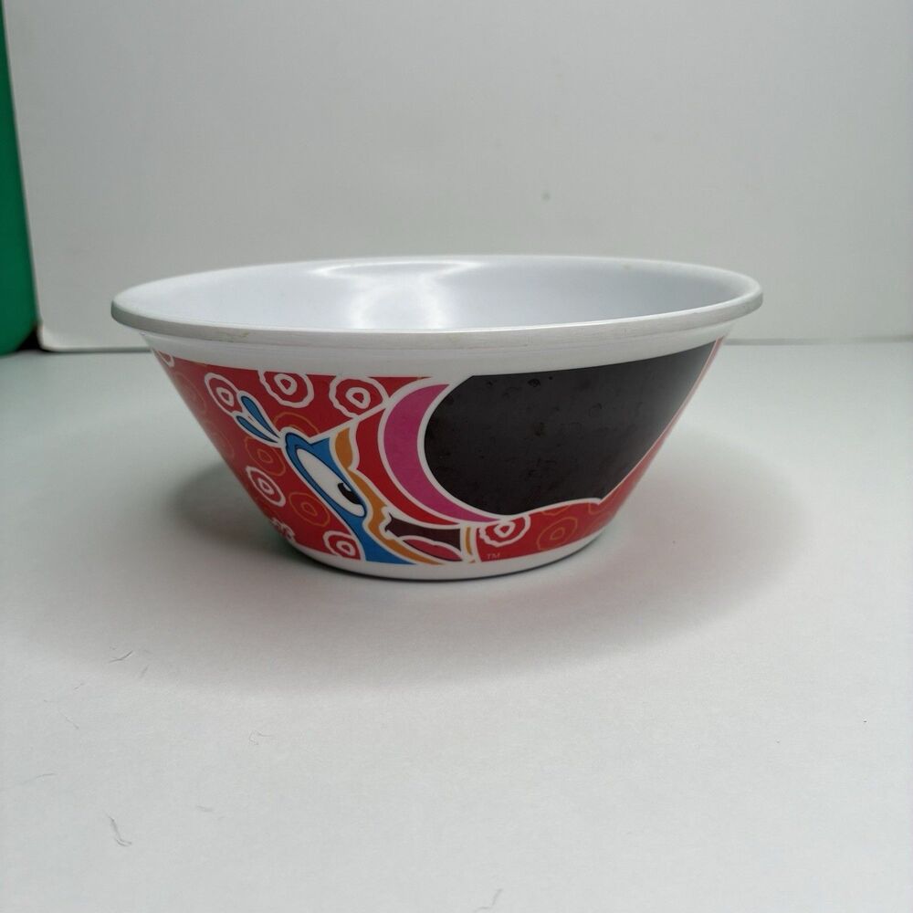 Fruit Loops Toucan Sam Kellogg's 2015 Cereal Bowl Plastic Melamine
